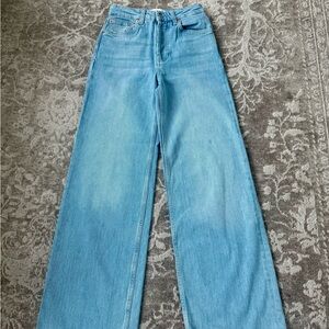 Rails Light Blue Wide Leg Jeans